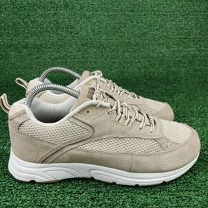 Drew Shoes Sneakers Womens 8 W Tan Athena Walking Leather Mesh Orthotic 10268-3V